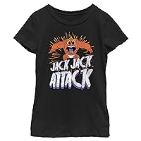 Disney Pixar Kids' Pixar Incredibles Jack Attack Halloween Girls Standard T-Shirt