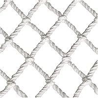 Child Safety Net, Rail Balcony Banister Stair Net Safety for Kids Toys Pets, Garden Plants Decorative Fences Net Truck Cargo Net Rope Netting (Size : 1X2M(3X7FT))