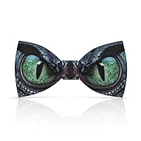 Fashion Series - Funny Bow Tie for Men Designer Crocodile Eyes Patterned Bowtie