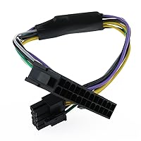 ALINNA 24 Pin to 8 Pin ATX Power Supply Adapter Cable for DELL Optiplex 3020 7020 9020 Precision T1700