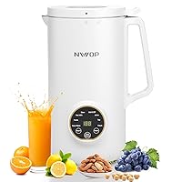 Automatic Nut Milk Maker Machine with 10 Blades Self-Cleaning for DIY Homemade Juice Vegan Plant-Based Oat Cashew Soy Milk, 28 oz Almond Milk Maker with 12H Delay Start/Keep Warm/Boiling