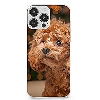 Cute Poodle Puppy Phone Case Drop Protective Funny Graphic TPU Cover for iPhone 13 Pro Max/iPhone 13 Pro/iPhone 13/iPhone 13 Mini IPhone13 Pro Max