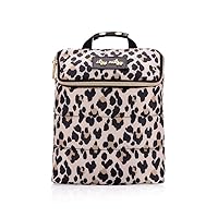Itzy Ritzy Insulated Bottle Bag – Keeps Bottles Warm or Cool - Holds 3 Bottles and Features Interior Pocket for Ice Pack (Not Included), Leopard