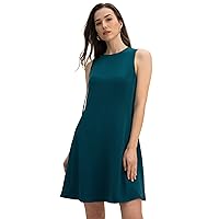 LilySilk 100% Silk Dress for Women 40 MM Heavy Crepe De Chine Silk A-Line Dresses Basic Casual for Spring Summer