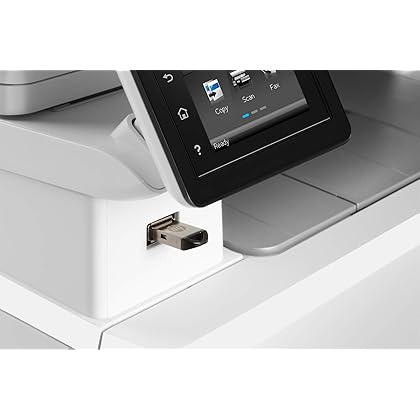 HP Color LaserJet Pro M283fdw Wireless All-in-One Laser Printer, Remote Mobile Print, Scan & Copy, Duplex Printing, Works with Alexa (7KW75A), White