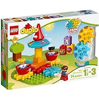 LEGO DUPLO My First Carousel 10845 Educational Toy, Large Building Blocks