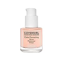 COVERGIRL Clean Fresh Color Correcting Serum + Moisturizer + Primer – Moisturizer, Face Primer, Covergirl Skincare, Vegan Formula – Light, 30ml (1.0 fl oz)