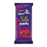 Cadbury Dairy Milk Silk Bubbly Valentine Chocolate Bar, 2 x 120 g