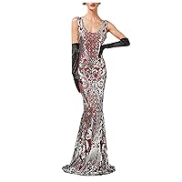 Prom Dress for Women Party Sexy Dress Fashion Solid Color Sequin Fringe Dress New Years Eve Dress