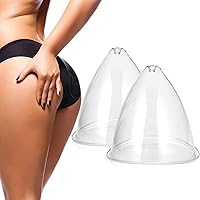 180/210ml Extra-Large Vacuum Cups for Butt Lifting Vacuum Cupping Machine Accessories Body Massage, 1 Pair (Size : 180ml)