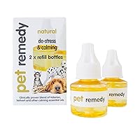 Pet Remedy Natural De-Stress & Calming Plug-in Diffuser Refill for Cats & Dogs 40 mL, 2 Pack