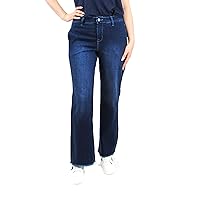 Laurie Felt Womens Daisy Denim Wide Leg Jeans, Medium, 00 US