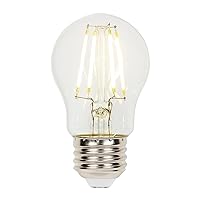 Westinghouse Lighting 5280000 4.5 Watt (40 Watt Equivalent) A15 Dimmable Clear Filament LED Light Bulb, Medium Base