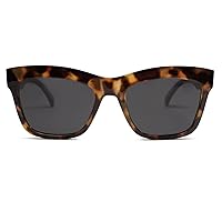 SOJOS Retro Rectangular Cat Eye Polarized Sunglasses for Women Classic Trendy Stylish Sunnies SJ2254