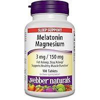 Melatonin Magnesium Capsules, 100 Count