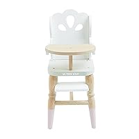 Le Toy Van - Educational Wooden Toy Role Play Beautiful Doll High Chair | Girls Pretend Play Toy Pram Playset - for Ages 3+ (TV601)