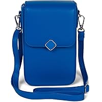 styleBREAKER Ladies Box Bag Shoulder Bag Unicoloured with magnetic closure, 8 card slots with press stud, Crossbag 02012399