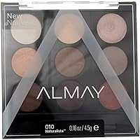 Almay Palette Pops, Naturalista, 0.16 oz, eyeshadow palette, Powder,Creamy