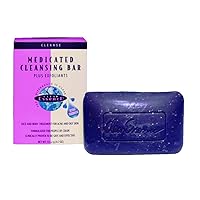 Exfoliating Face Soap for Women by Clear Essence- Medicated Cleansing Bar for Oily, Acne Prone Skin and Blemishes, Platinum Line, 4.7 oz. (1 pack)