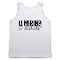 Men's U Mirin? Bodybuilding Workout Slogan Meme Tank Top Vest