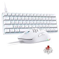 DIERYA TMKB 60% Percent Keyboard and Mouse Combo - Red Switch