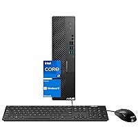 ASUS ExpertCenter SFF Small Form Factor Desktop, Intel Core i7-11700, 64GB RAM, 2TB PCIe SSD, Display Port, VGA, Wi-Fi, Windows 11 Home, Wired Keyboard & Mouse, Black