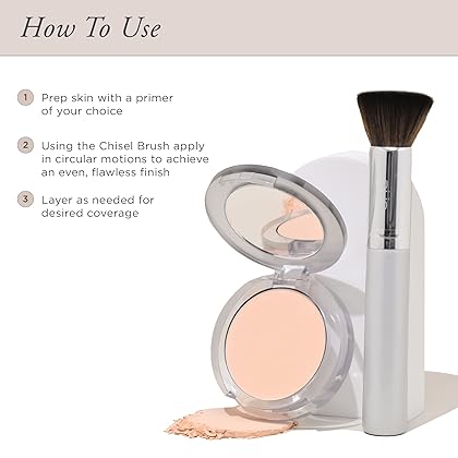 PÜR 4-in-1 Pressed Mineral Makeup SPF 15 Powder Foundation with Concealer & Finishing Powder- Medium to Full Coverage Foundation- Mineral-Based Powder- Cruelty-Free & Vegan Friendly