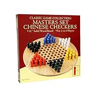 Chinese Wood Peg Checkers Board Game, 12