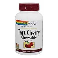 Guaranteed Potency Tart Cherry Fruit Extract, Chewable, Cherry (Btl-Plastic) 500mg | 90ct