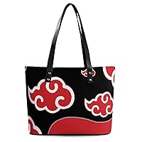 Womens Handbag Red Cloud Leather Tote Bag Top Handle Satchel Bags For Lady
