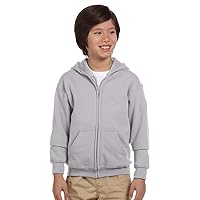 Gildan Youth Heavy Blend Full Zip Hooded Sweatshirt G186B