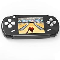 16 Bit Handheld Games for Kids Adults 3.0'' Large Screen Preloaded 100 HD Classic Retro Video Games USB Rechargeable Seniors Electronic Game Player Birthday Xmas Present (Black)