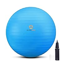 Exercise Ball Anti-Burst Pregnancy Yoga Ball for Balance Stability Fitness Workout Core Strength at Home & Office