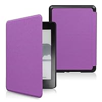 2018 Magnetic Smart Cover for New Kindle Paperwhite 4 Pu Leather Smart Cover Kindle Paperwhite 10Th Generation Ebook Reader Cover, Purple