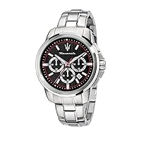 Maserati Men's R8873621009 SUCCESSO Analog Display Quartz Silver Watch