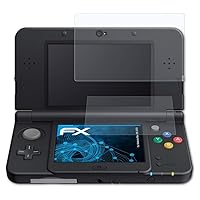 Screen Protection Film compatible with Nintendo New 3DS 2015 Screen Protector, ultra-clear FX Protective Film (Set of 3)