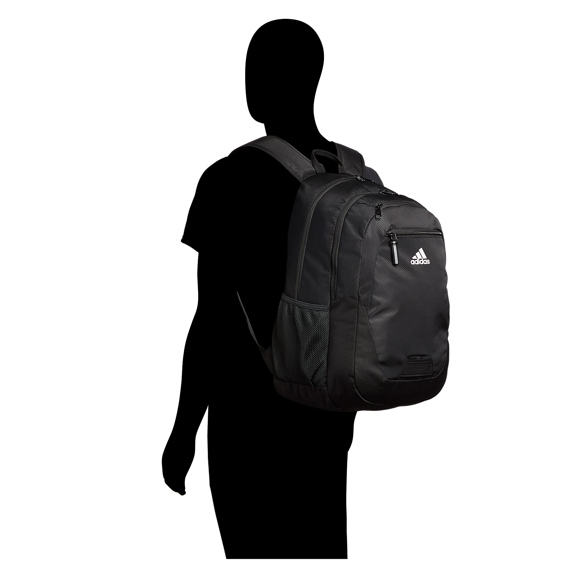 adidas Foundation 6 Backpack, Black/White, One Size
