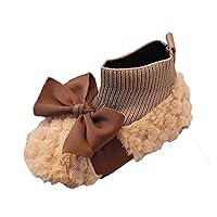Fashion Autumn And Winter Girls Boots Flat Soft Bottom Non Slip Cute Plush Warm Comfortable And Fashion Shoes Size 11