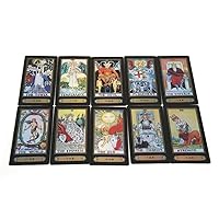 Tarot Cards Deck Vintage Antique Set High Quality Colorful Card Box Game 