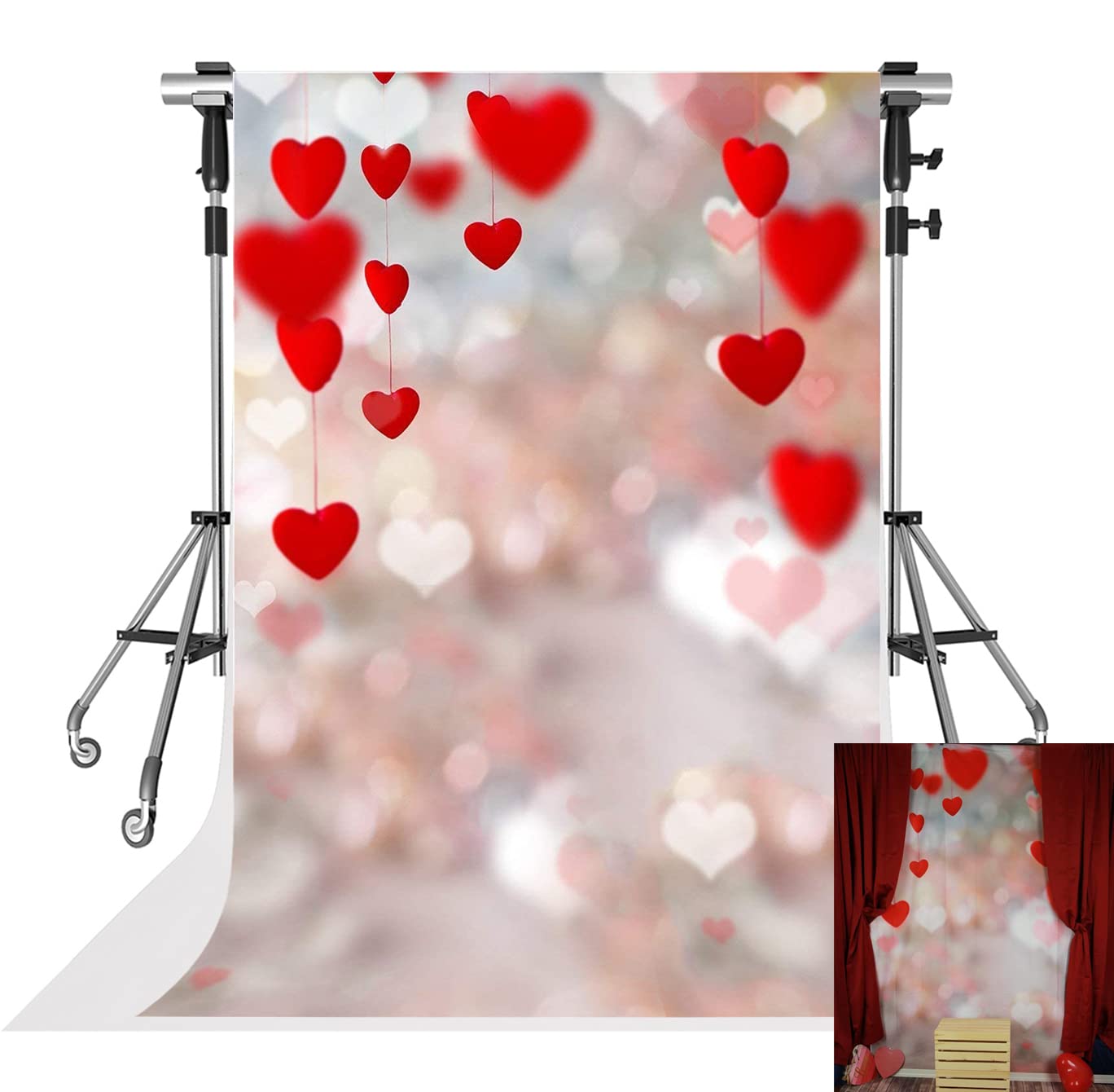 Mua Kate 5x7ft Happy Valentine's Day Photography Backdrops Red Love Heart Background  Engagement Wedding Bridal Shower Sweet Love Photo Booth Backdrop trên  Amazon Mỹ chính hãng 2023 | Fado