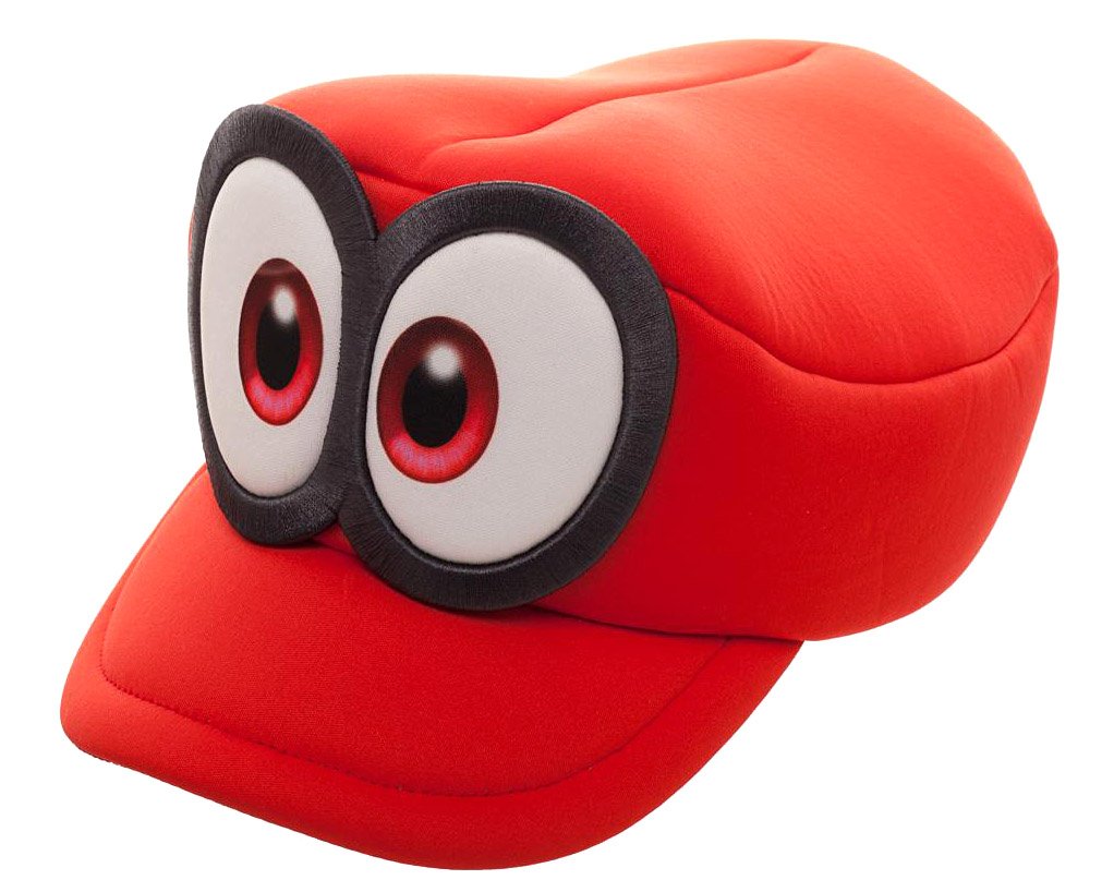 Bioworld Super Mario Odyssey Cappy Hat Kids Cosplay Accessory Red