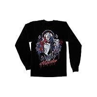 Suicide Squad Officially Licensed Harley Quinn Long Sleeve T-Shirt (Black)