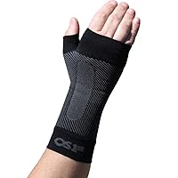 OrthoSleeve Compression Wrist Sleeve/Brace WS6 for Carpal Tunnel Syndrome, wrist pain/strain, fatigue and arthritis