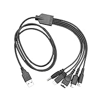 5 in 1 USB Charging cable for New DS, 3DS, 2DS, DSI, NDS Lite, Wii U, PSP, GBA SP