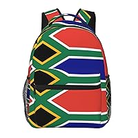 South African flag print Lightweight Bookbag Casual Laptop Backpack for Men Women College backpack