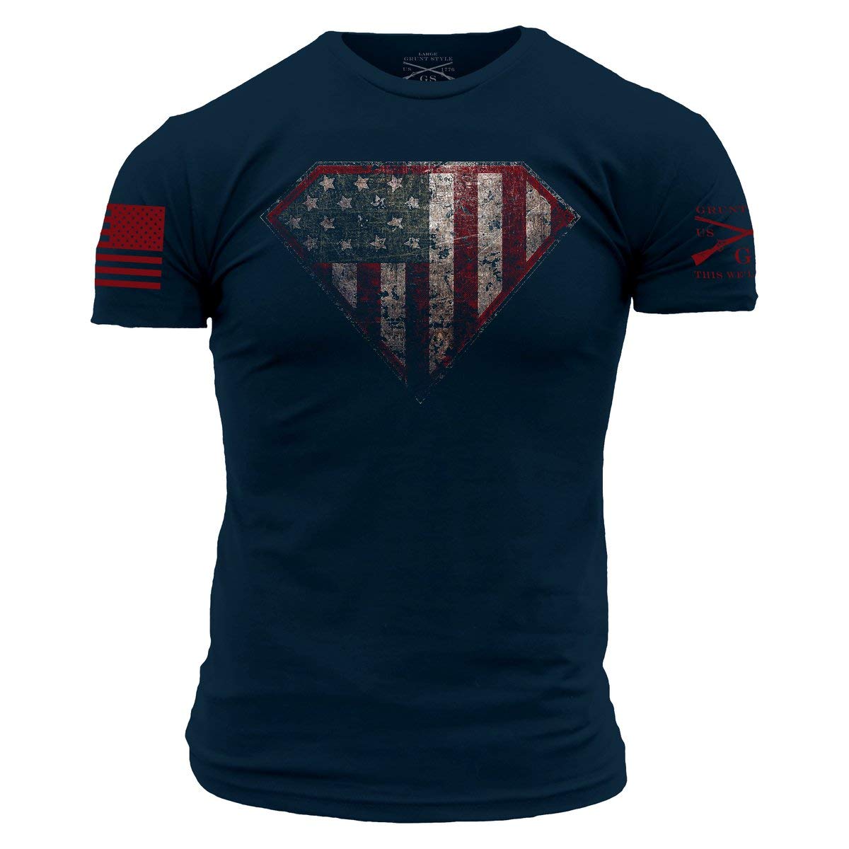 Grunt Style Super Patriot 2.0 Men's T-Shirt