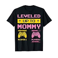 Mom Level Unlocked Gamer Pregnancy Soon To Be Father Man T-Shirt
