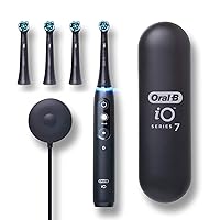 Oral-B iO Series 7 Electric Toothbrush With 4 Brush Heads, Black Onyx