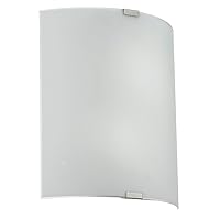 Eglo 90463A Grafik Wall/Ceiling Light, White, 3.88x14.63x12.63