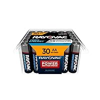 Rayovac AA Batteries, Double A Battery Alkaline, 30 Count